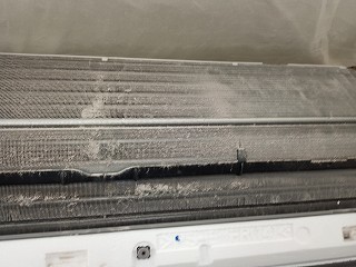 熱交換器までホコリ